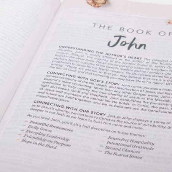 CSB (in)courage Devotional Bible, Green Cloth - Picture 5 of 7